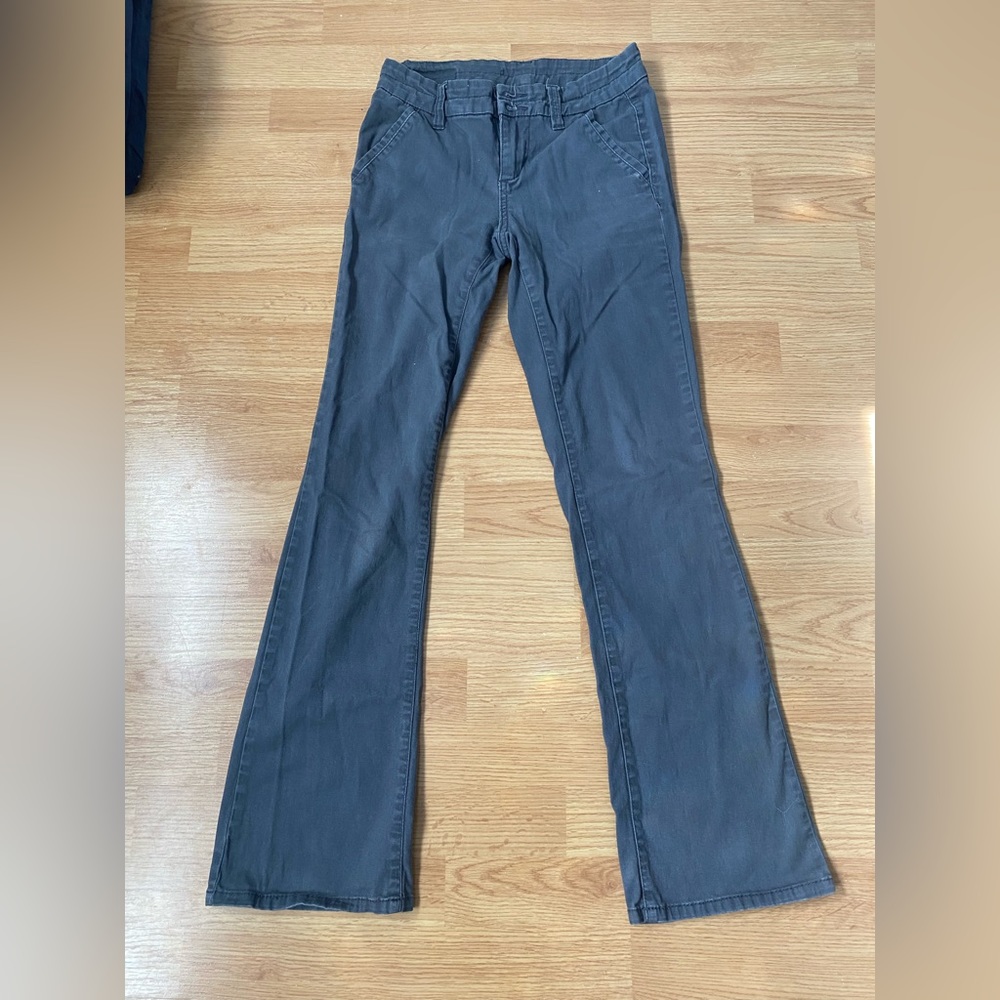 Bootcut blue jeans